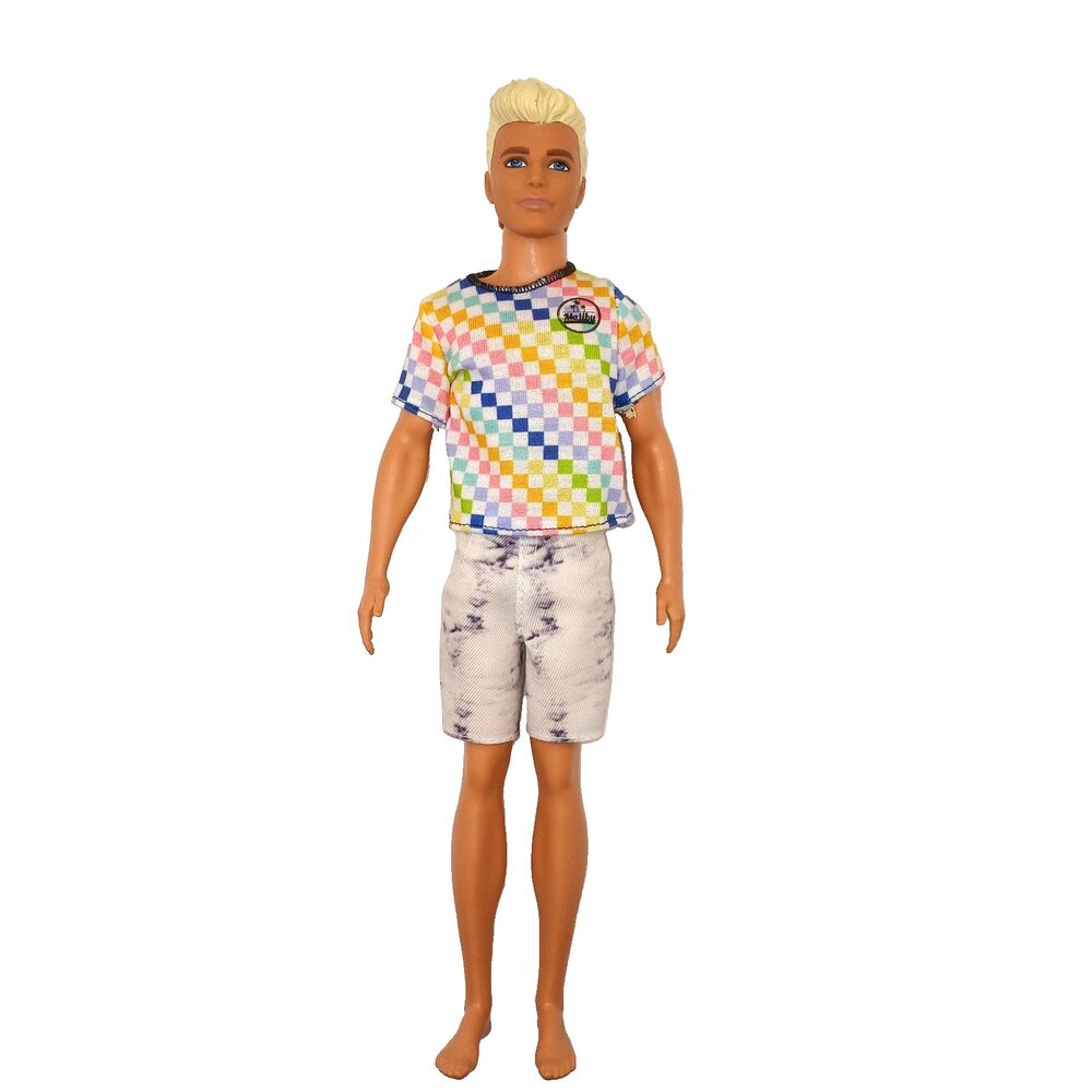 Fashionistas Barbie Ken Doll #174 Blond GRB90 Original Top & Shorts Mattel 2020